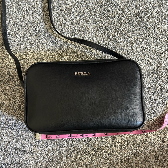 Furla double zip crossbody black - Picture 2 of 8